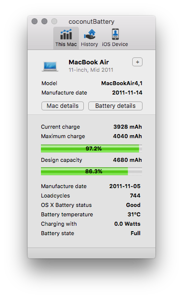 coconut battery for ios