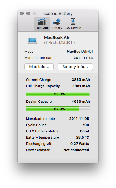 battery for macbook air 11 inch 2011